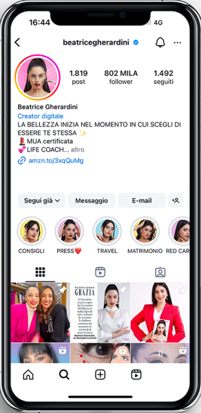 Mockup Profilo IG